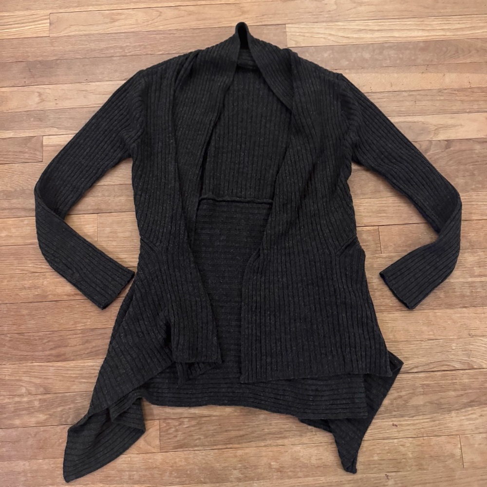 Forever 21 ribbed long sleeve open front tunic sweater size small S
 b51